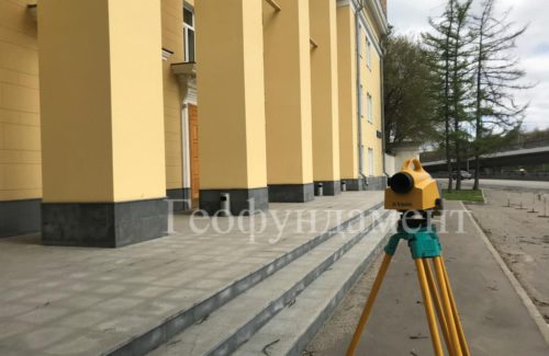 Выполнение геодезического мониторинга объекта — здание по адресу: г. Москва, набережная академика Туполева, д. 15, корп. 5.