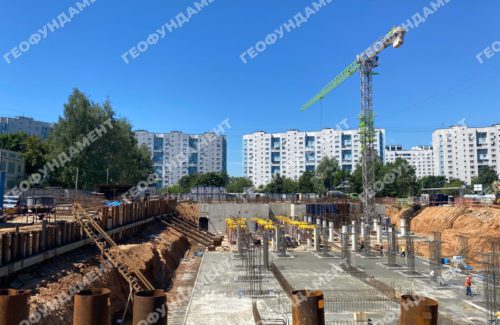 Геотехнический мониторинг в Зеленограде на ул. Заводская 14. Район Крюково